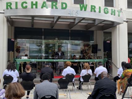 Rev. Melvin Milton Maxwell, RW Board Member and Sr. Pastor of East Friendship Baptist Church, gives opening invocation